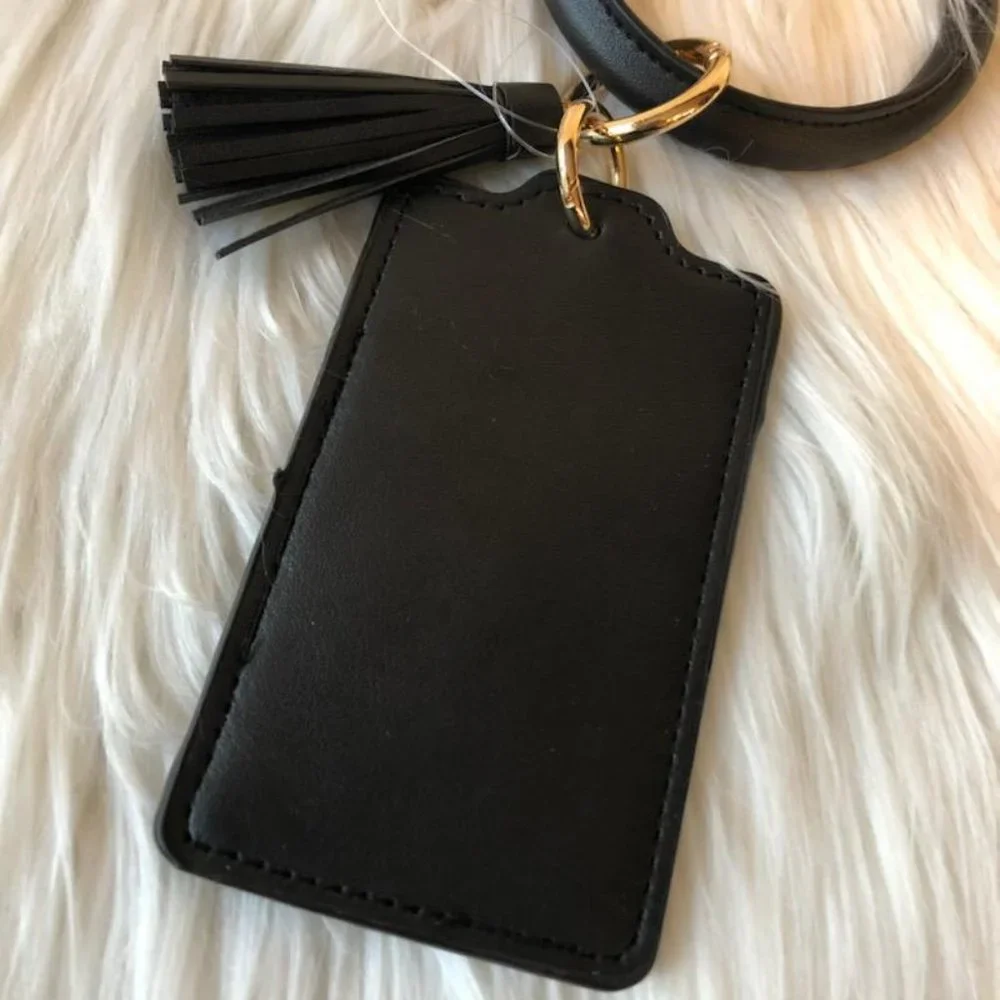 Imoshion Sequin Leopard Wristlet Card Case
